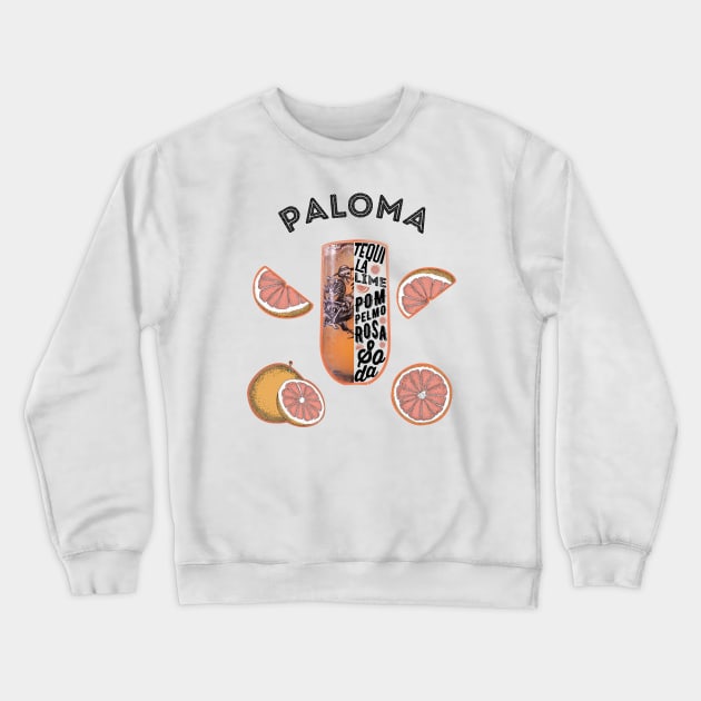 Paloma Cocktail Drink Crewneck Sweatshirt by Pistacchio Gift